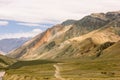 A trekking trail passing through the wilderness Royalty Free Stock Photo