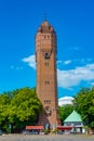 Trelleborg, Sweden, July 13, 2022: View of Stortorget in Trelleb