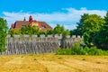 Trelleborgen, a viking wooden fortress in Trelleborg, Sweden Royalty Free Stock Photo