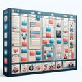 Trello board interface with task cards, columns, and drag and d