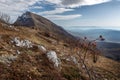 Trem, highest peak of Dry mountain in Serbia