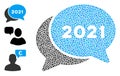 Trembly 2021 Chat Messages Icon Collage