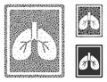 Trembly Lungs Fluorography Icon Collage