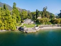 Tremezzo - Lake Como IT - Aerial view Royalty Free Stock Photo