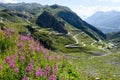 Tremola old road which leads to St. Gotthard pass