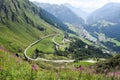 Tremola old road which leads to St. Gotthard pass