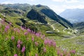 Tremola old road which leads to St. Gotthard pass