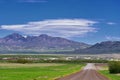 Tremonton and Logan Valley landscape views from Highway 30 pass, including Fielding, Beaverdam, Riverside and Collinston towns, by