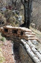 trench warfare also called military tenches to the defense of so Royalty Free Stock Photo