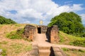 The trenches and bunkers of the Elianne 2 position, in Asia, Vietnam, Tonkin, Dien Bien Phu, in summer, on a sunny day