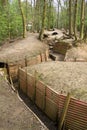 Trenches of the First World War Royalty Free Stock Photo