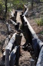 Trenches at Chunuk Bair near Anzac Cove, Gallipoli, Turkey