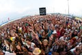 TRENCIN,SLOVAKIA - JULY 7: Crowd in front of the stage at the Ba