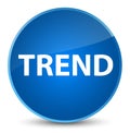 Trend elegant blue round button