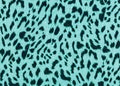 Blue leopard fabric pattern texture Royalty Free Stock Photo