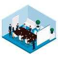 Isometric Office Manager, Rear View, Coaches