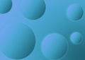 Trending Blue Gradient Circles With Gradient Background