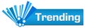 Trending Blue Graphical Horizontal