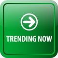 Trending now web button Royalty Free Stock Photo