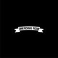 Trending now icon isolated on dark background Royalty Free Stock Photo