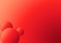 Trending Red Gradient Circles With Gradient Background