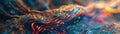 2024 trends in design Abstract patterns and AIgenerated textures