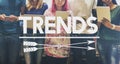 Trends Design Fashion Marketing New Style Concept Royalty Free Stock Photo