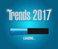 trends 2017 loading bar illustration design
