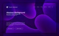 Trendy abstract purple liquid background for your landing page design. Minimal background for for website designs
