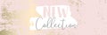 Trendy blush pink gold feminine pastel texture background