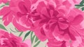 Trendy bright floral drawing pattern in many kinds of colors. Botanical motifs are scattered