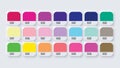 Trendy Colour Catalog Inspiration Samples in RGB