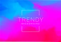 Trendy colourful abstract vector blend background