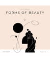 Trendy contemporary poster. Minimal female silhouette Abstract woman body feminine geometric composition. Femininity