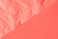 Trendy coral colored abstract background design
