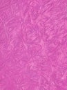 Trendy crumpled pink glamour abstract texture. Wavy background