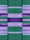 Trendy 3d rendering background with wavy stacks. Digital illustration