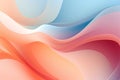 Trendy dynamic wavy lines abstract gradient background. Colorful fluid modern presentation backdrop Royalty Free Stock Photo