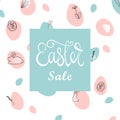 Trendy Easter Sale Banner Unique Design