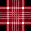 Trendy fabric design with Scottish motifs.