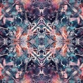 trendy fashion print, seamless pattern, otherwordly stylized background