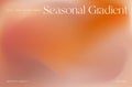 Trendy gradient warmth autumn fluid wave background, colorful abstract liquid. Orange design wallpaper for banner, poster, cover,