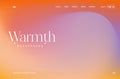 Trendy gradient warmth summer fluid wave background, colorful abstract liquid. Orange design wallpaper for banner, poster, cover,