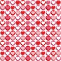 Trendy Heart in circle shape seamless pattern ,Valentine`s Day Vector EPS10 ,Design for fashion , fabric, textile, wallpaper,