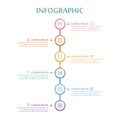 Trendy infographic design