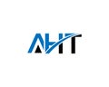 Trendy Letter AHT Logo Design