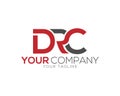 Trendy Letter DRC Logo Design