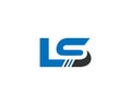 Trendy Letter LS Logo Design