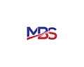 Trendy Letter MBS Logo Design Icon