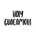 Comic phrase, wordplay: Holy guacamole.